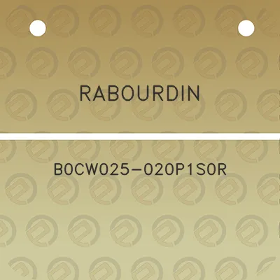 rabourdin-b0cw025-020p1s0r