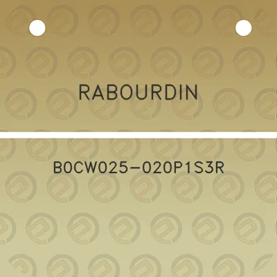 rabourdin-b0cw025-020p1s3r