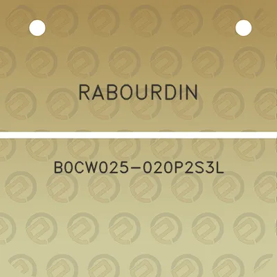 rabourdin-b0cw025-020p2s3l