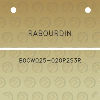 rabourdin-b0cw025-020p2s3r