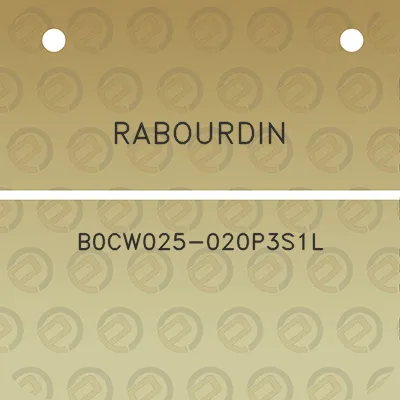 rabourdin-b0cw025-020p3s1l