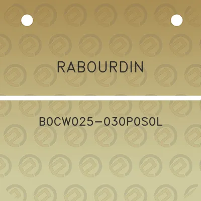 rabourdin-b0cw025-030p0s0l