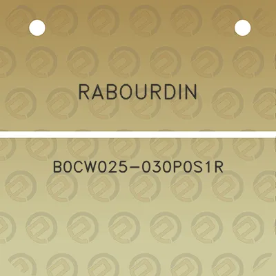 rabourdin-b0cw025-030p0s1r