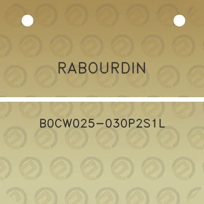 rabourdin-b0cw025-030p2s1l