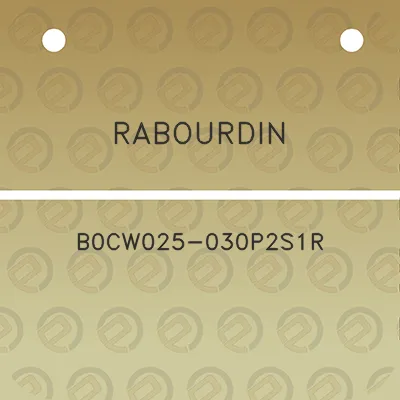 rabourdin-b0cw025-030p2s1r