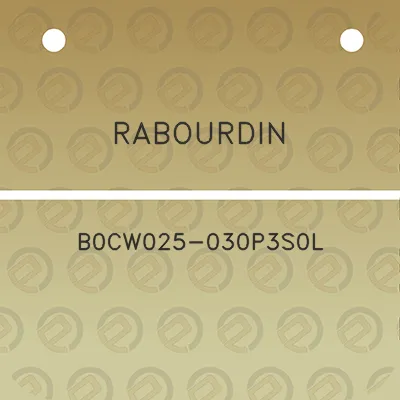 rabourdin-b0cw025-030p3s0l