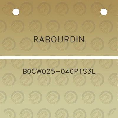 rabourdin-b0cw025-040p1s3l