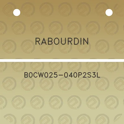 rabourdin-b0cw025-040p2s3l