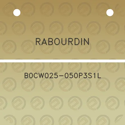 rabourdin-b0cw025-050p3s1l