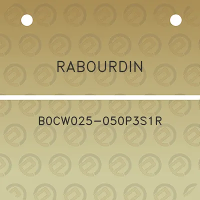 rabourdin-b0cw025-050p3s1r