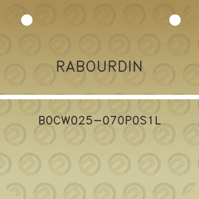 rabourdin-b0cw025-070p0s1l