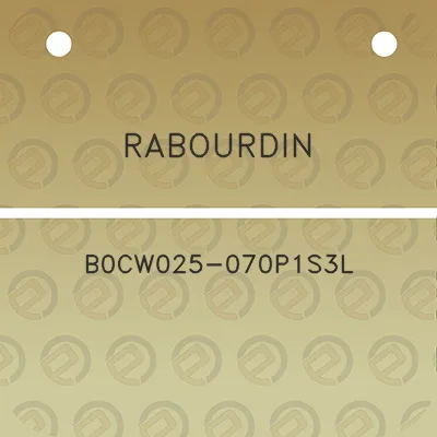 rabourdin-b0cw025-070p1s3l