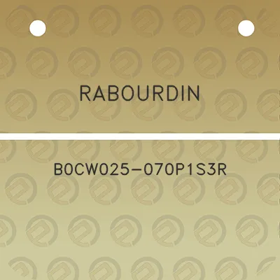 rabourdin-b0cw025-070p1s3r