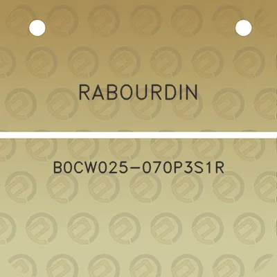 rabourdin-b0cw025-070p3s1r