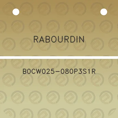 rabourdin-b0cw025-080p3s1r