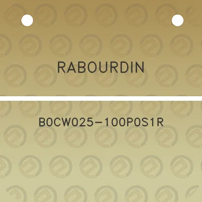 rabourdin-b0cw025-100p0s1r