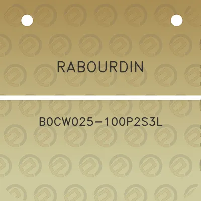 rabourdin-b0cw025-100p2s3l