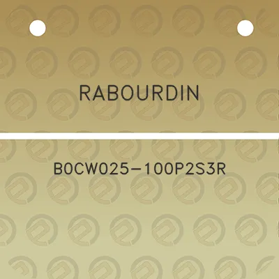 rabourdin-b0cw025-100p2s3r