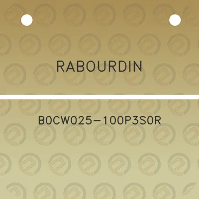 rabourdin-b0cw025-100p3s0r