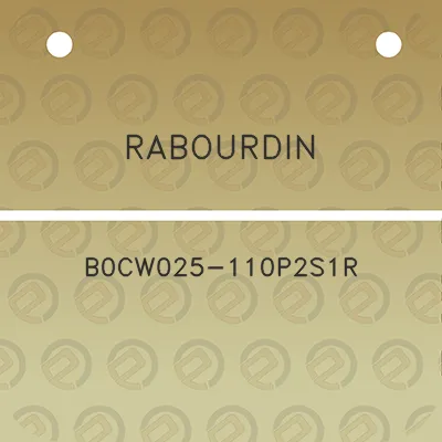 rabourdin-b0cw025-110p2s1r