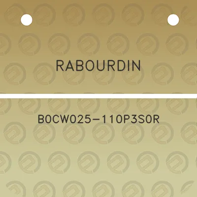 rabourdin-b0cw025-110p3s0r