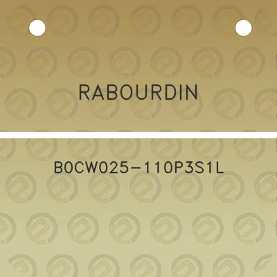 rabourdin-b0cw025-110p3s1l