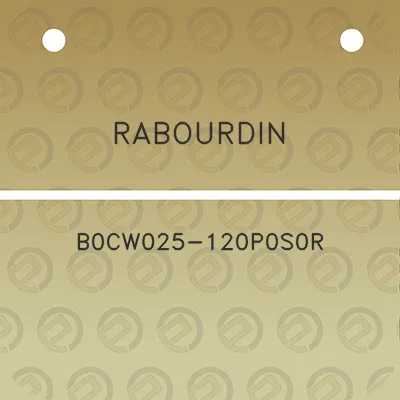 rabourdin-b0cw025-120p0s0r