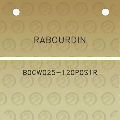 rabourdin-b0cw025-120p0s1r