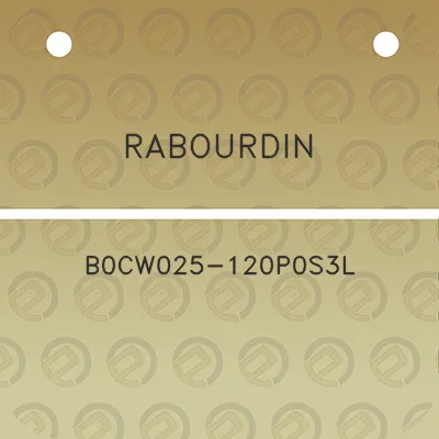 rabourdin-b0cw025-120p0s3l