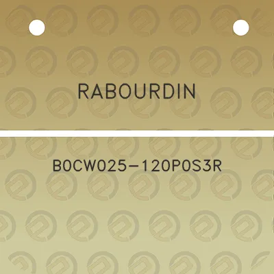 rabourdin-b0cw025-120p0s3r