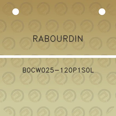 rabourdin-b0cw025-120p1s0l