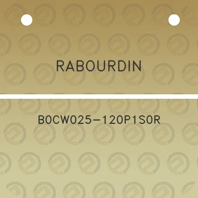 rabourdin-b0cw025-120p1s0r