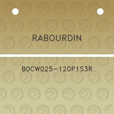 rabourdin-b0cw025-120p1s3r