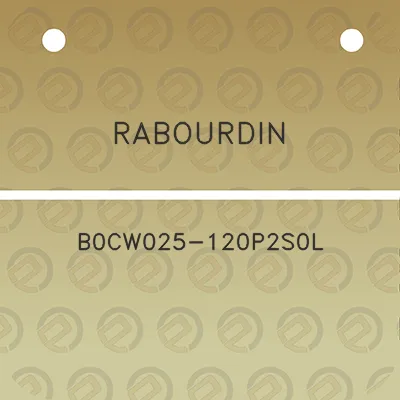 rabourdin-b0cw025-120p2s0l