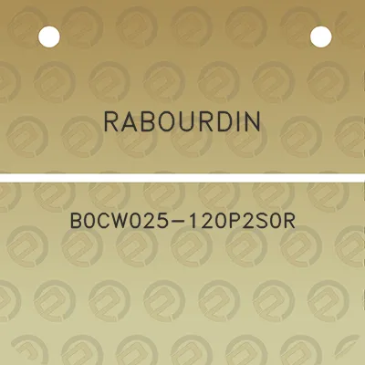 rabourdin-b0cw025-120p2s0r