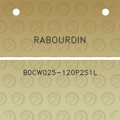 rabourdin-b0cw025-120p2s1l