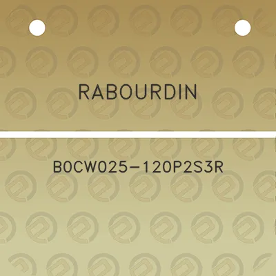 rabourdin-b0cw025-120p2s3r