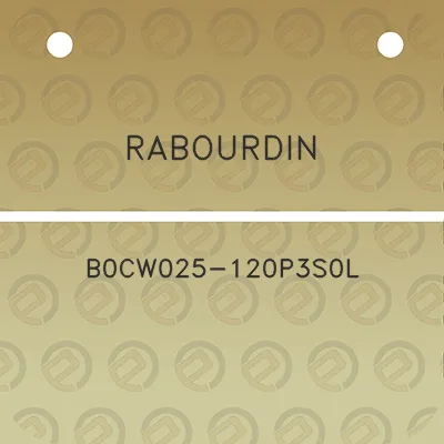 rabourdin-b0cw025-120p3s0l