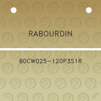 rabourdin-b0cw025-120p3s1r