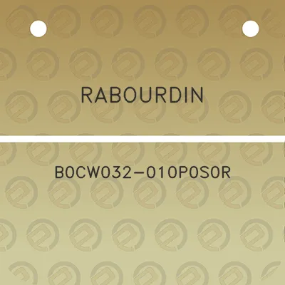 rabourdin-b0cw032-010p0s0r