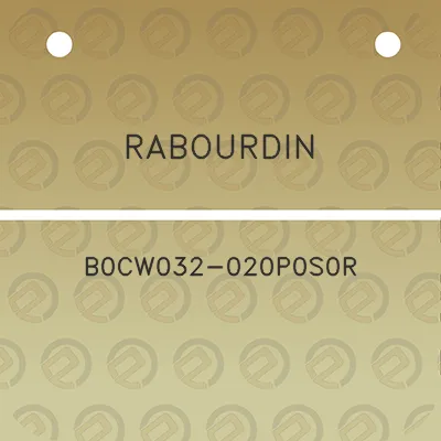 rabourdin-b0cw032-020p0s0r