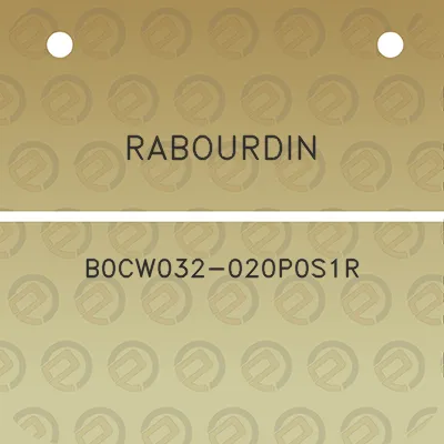 rabourdin-b0cw032-020p0s1r