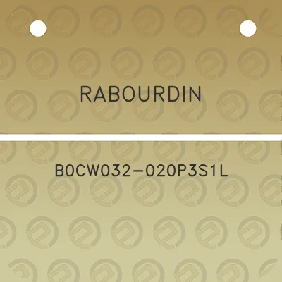 rabourdin-b0cw032-020p3s1l