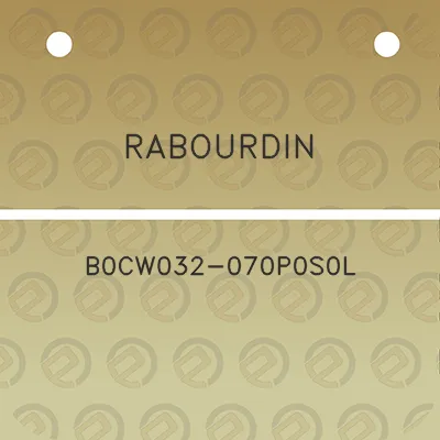 rabourdin-b0cw032-070p0s0l