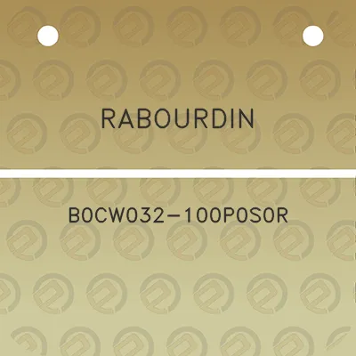 rabourdin-b0cw032-100p0s0r