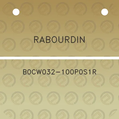 rabourdin-b0cw032-100p0s1r