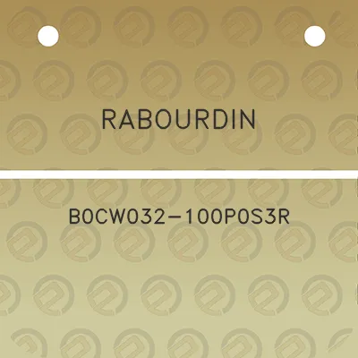 rabourdin-b0cw032-100p0s3r