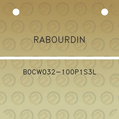 rabourdin-b0cw032-100p1s3l