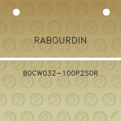 rabourdin-b0cw032-100p2s0r