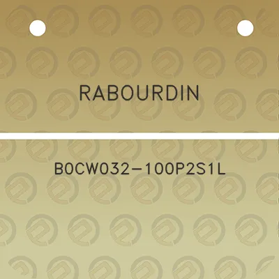 rabourdin-b0cw032-100p2s1l